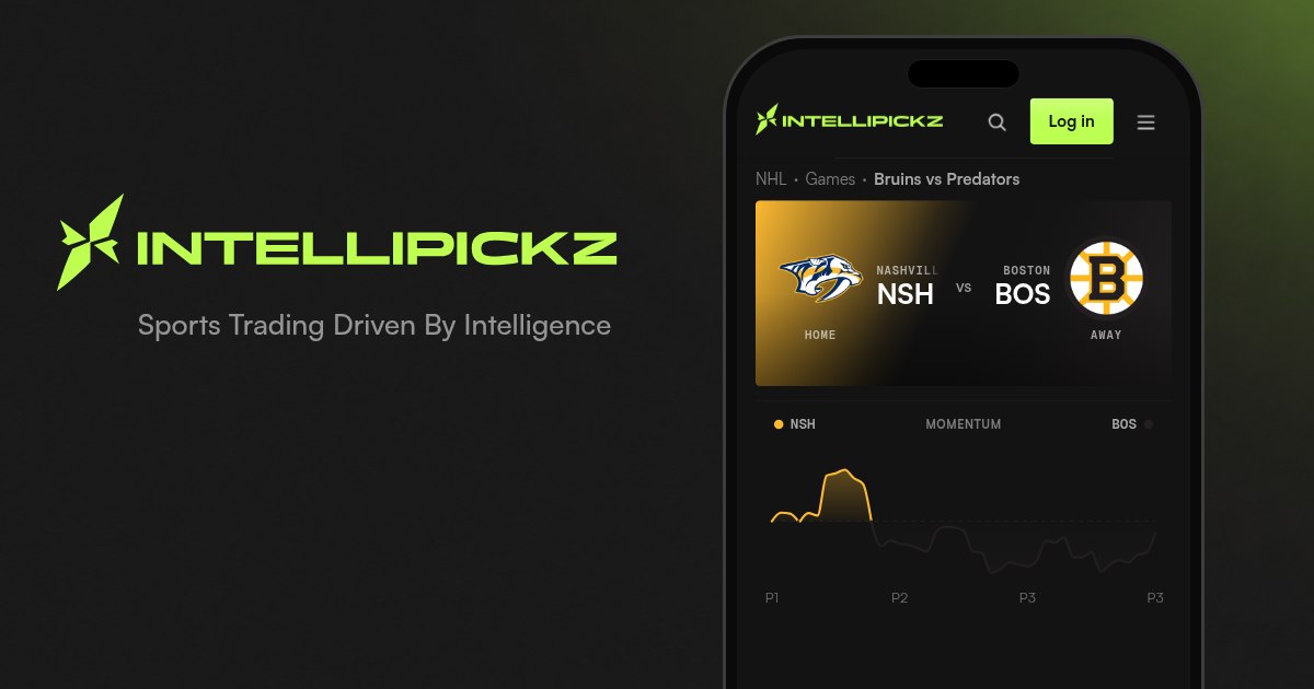 Predators vs Bruins - Odds, Props & Live Score | IntelliPickz