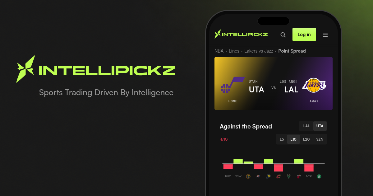 Jazz vs Lakers Point Spread - NBA Odds | IntelliPickz