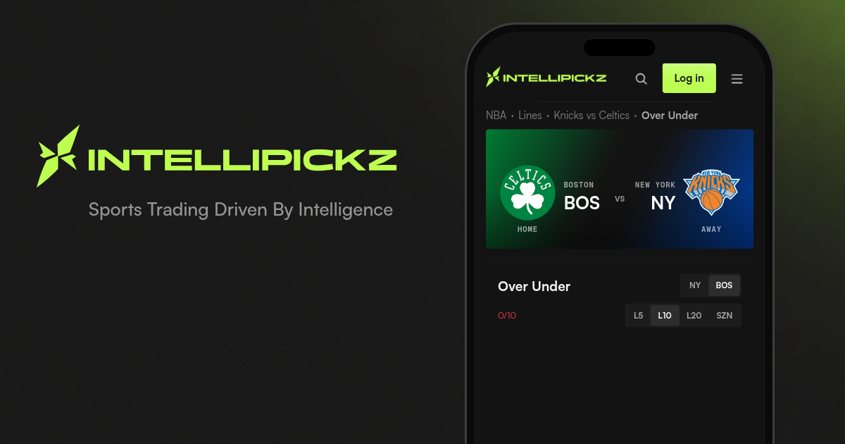 Celtics vs Knicks Over/Under Total - NBA Odds | IntelliPickz
