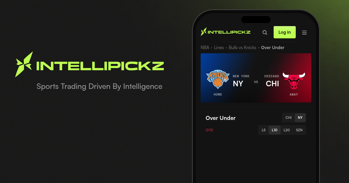 Bulls vs Knicks Over/Under Total - NBA Odds | IntelliPickz