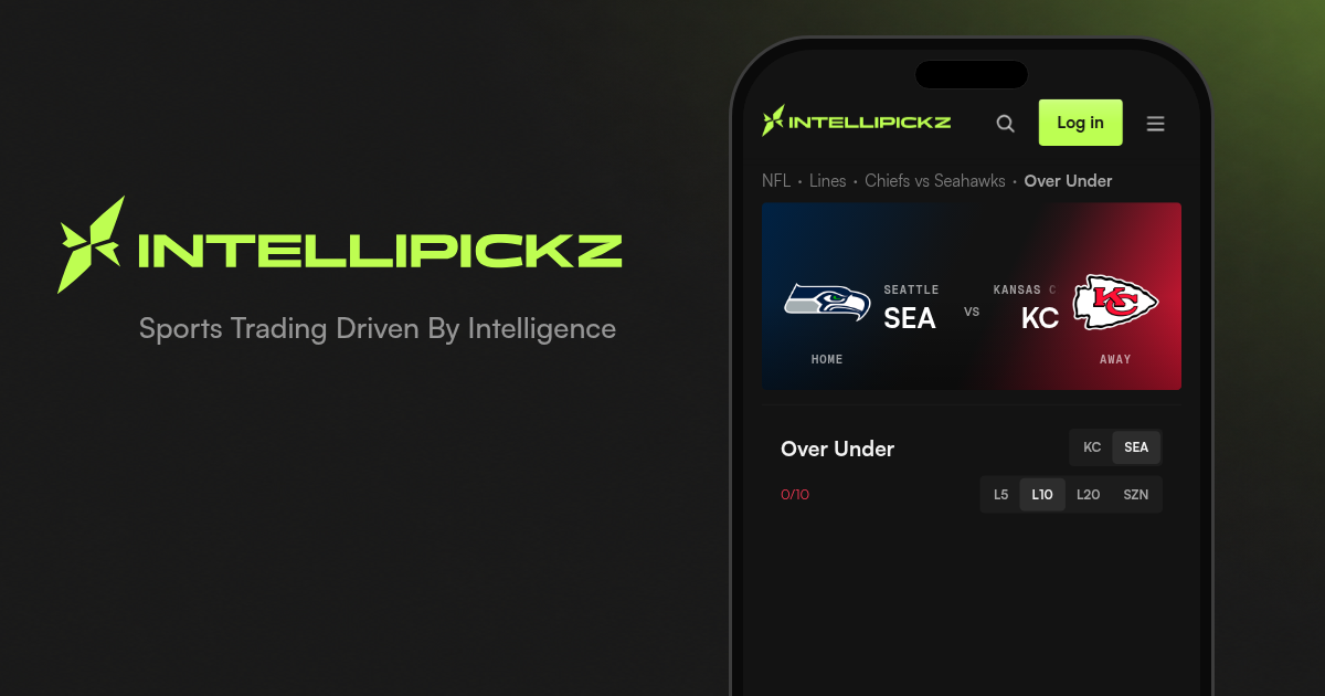 Seahawks vs Chiefs Over/Under Total - NFL Odds | IntelliPickz