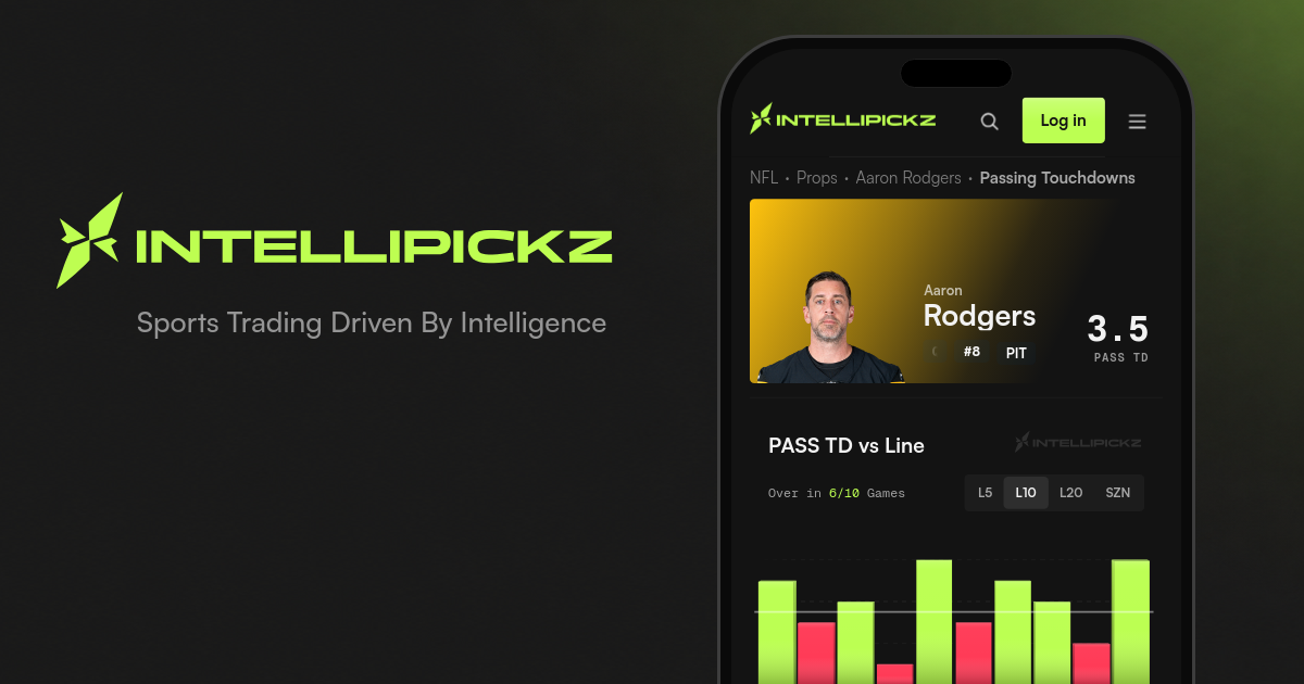 Aaron Rodgers Passing Touchdowns - NFL Stats & Odds | IntelliPickz