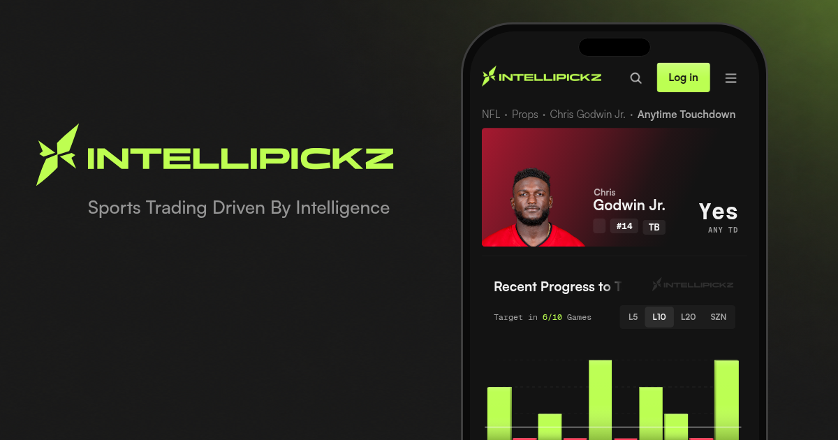 Chris Godwin Jr. Anytime Touchdown - NFL Stats & Odds | IntelliPickz