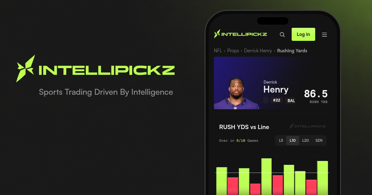Derrick Henry Rushing Yards - NFL Stats & Odds | IntelliPickz