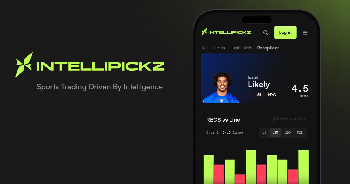 Isaiah Likely Receptions - NFL Stats & Odds | IntelliPickz