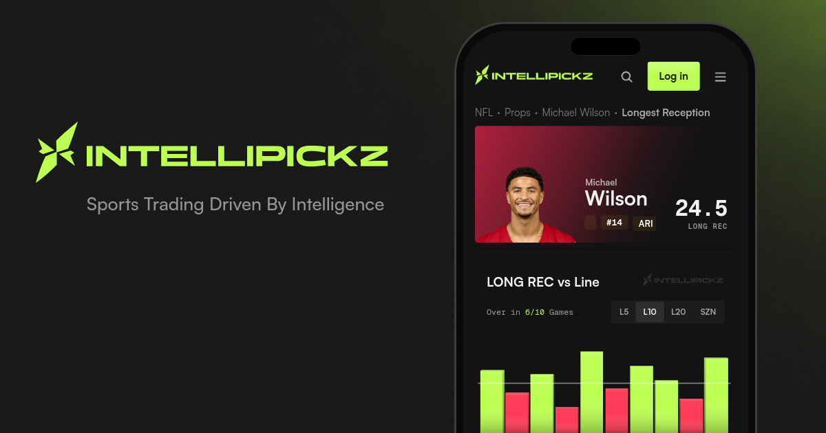 Michael Wilson Longest Reception - NFL Stats & Odds | IntelliPickz